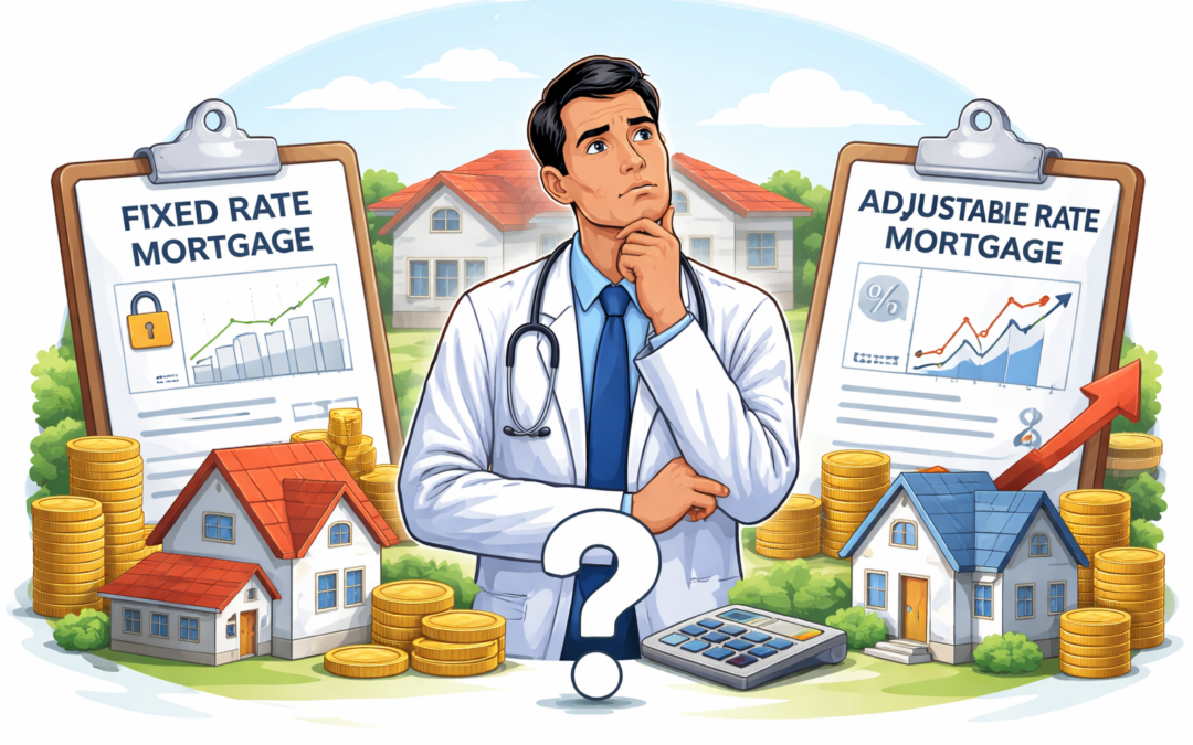 Can Physicians Get a Fixed-Rate Mortgage or Is an Adjustable-Rate Mortgage Better?