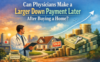 Can Physicians Make a Larger Down Payment Later After Buying a Home?