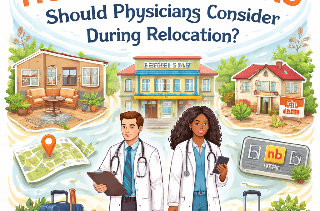What Temporary Housing Options Should Physicians Consider During Relocation?
