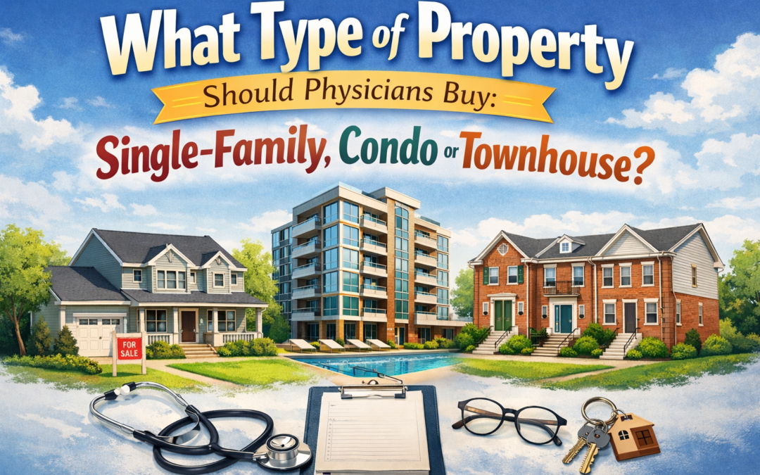 What Type of Property Should Physicians Buy: Single-Family, Condo, or Townhouse?