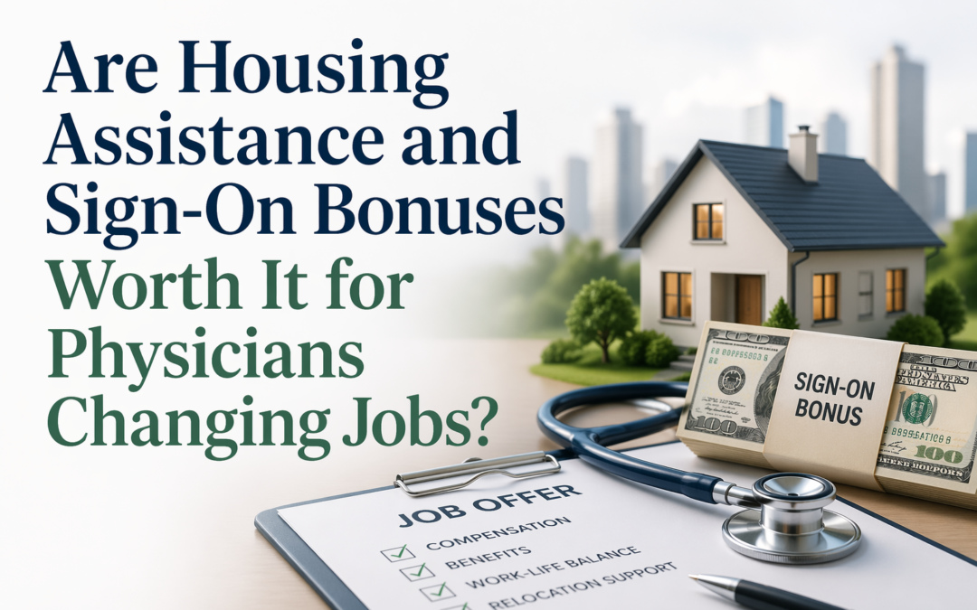 Are Housing Assistance and Sign-On Bonuses Worth It for Physicians Changing Jobs?