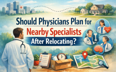 Should Physicians Plan for Nearby Specialists After Relocating?