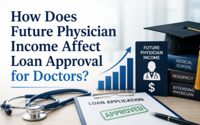 How Does Future Physician Income Affect Loan Approval for Doctors?